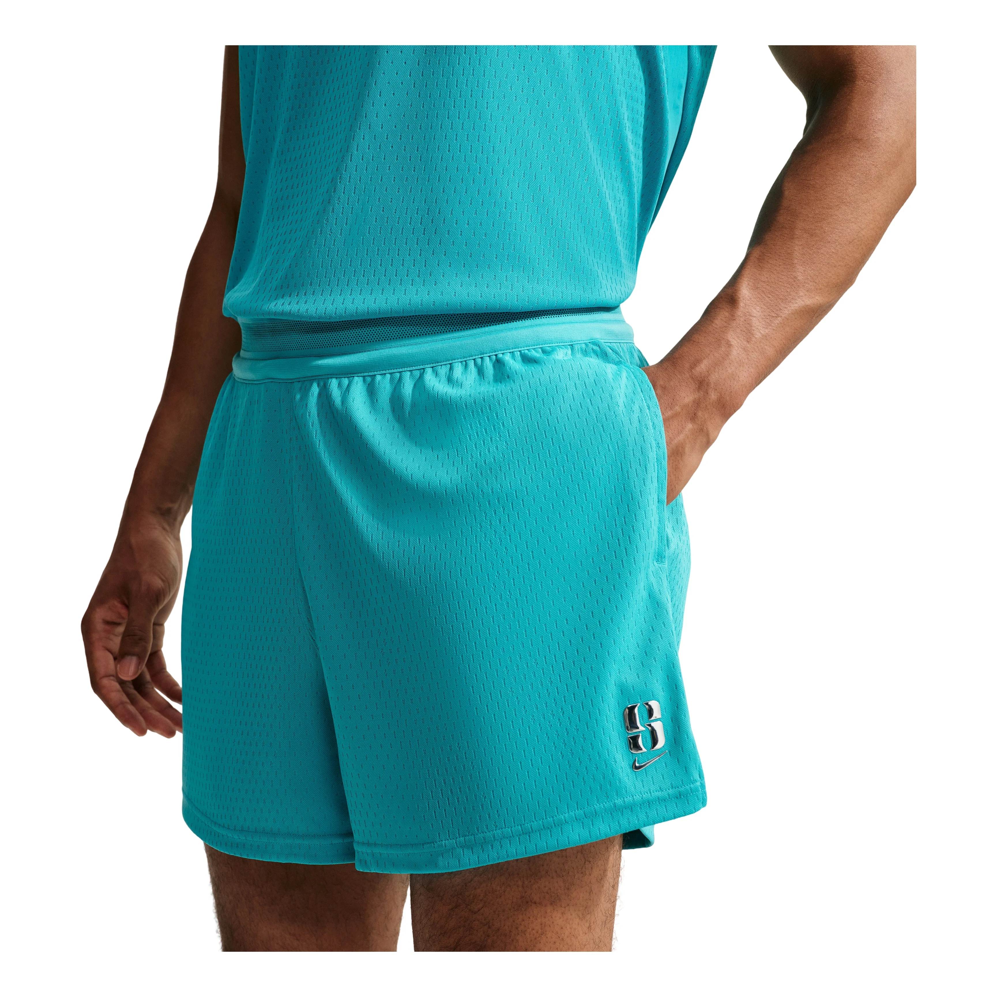 Nike Sabrina Aero-FIT Shorts 'Dusty Cactus Ice Silver' IW8113-345 - 1