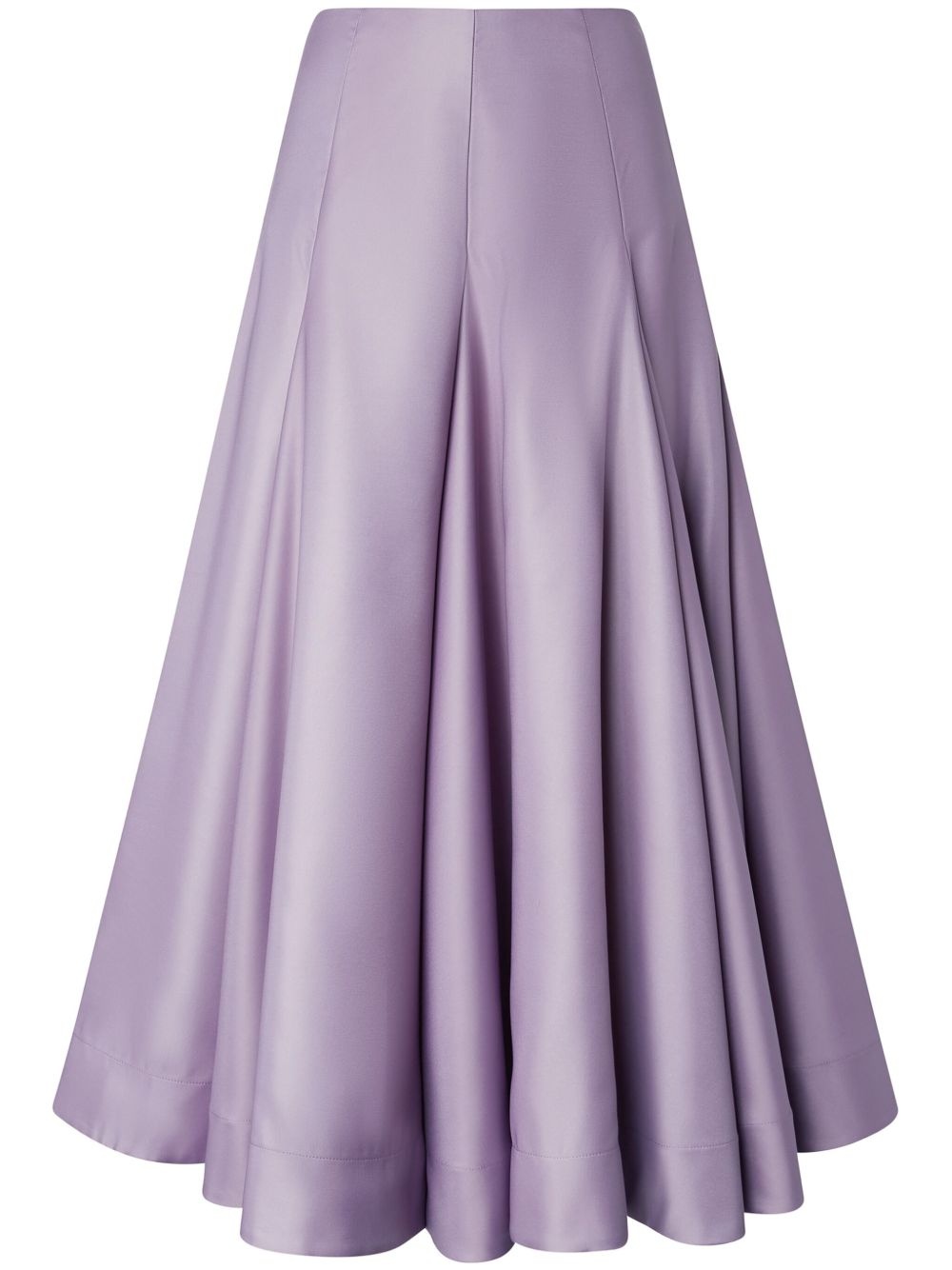 pleated midi skirt - 1