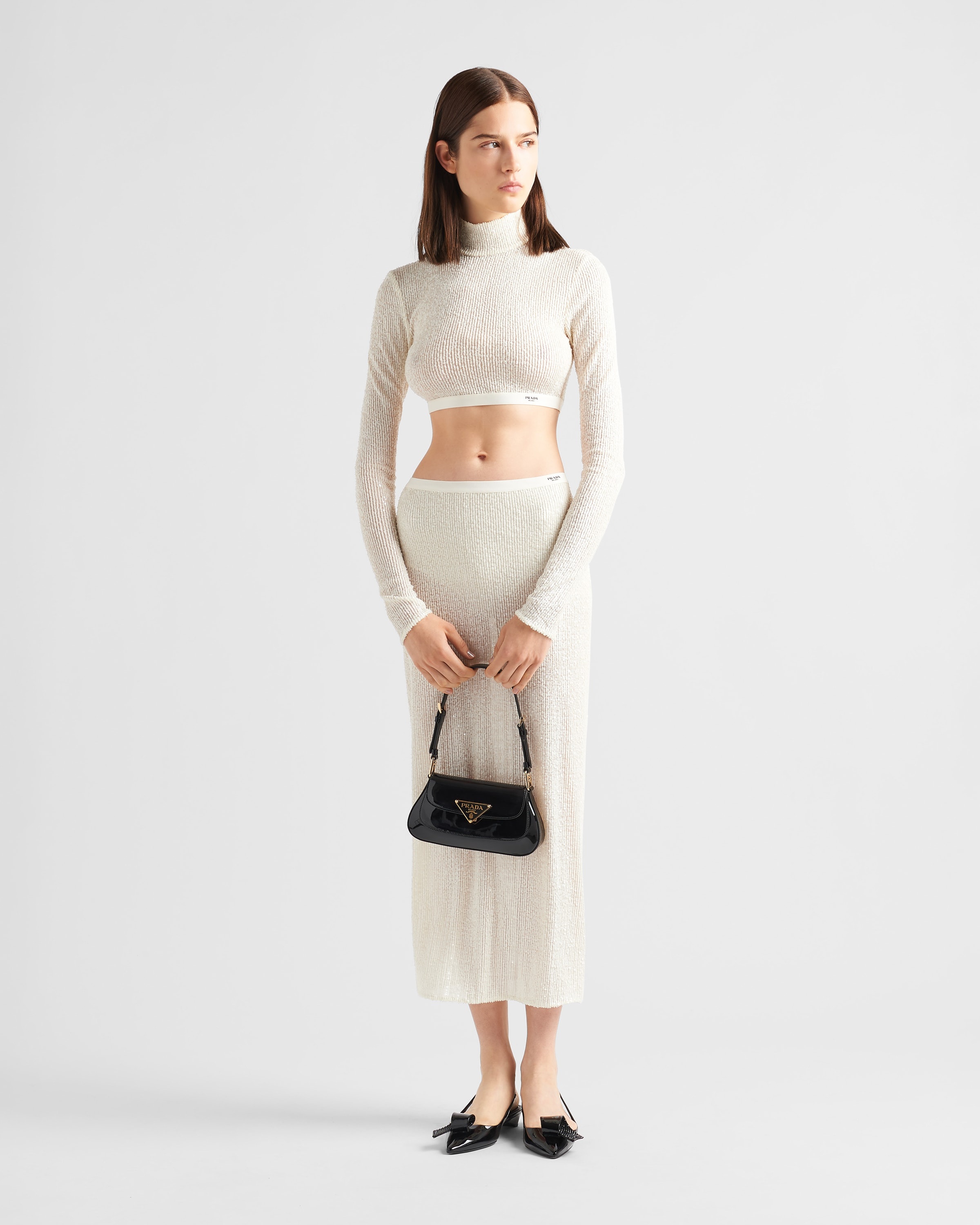 Stretch sequin skirt - 2