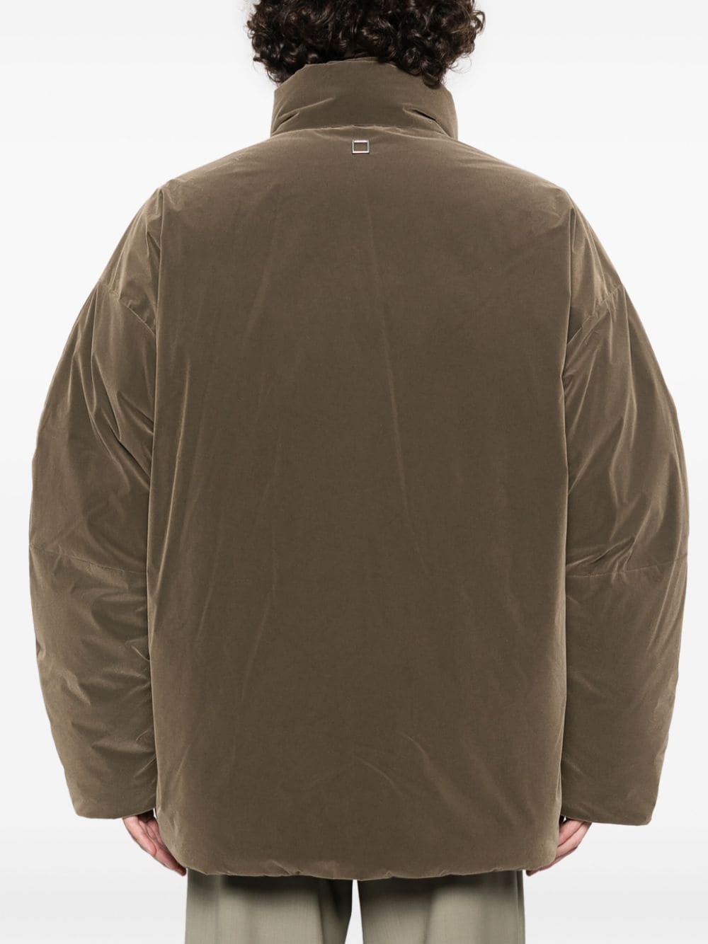 funnel-neck padded jacket - 4