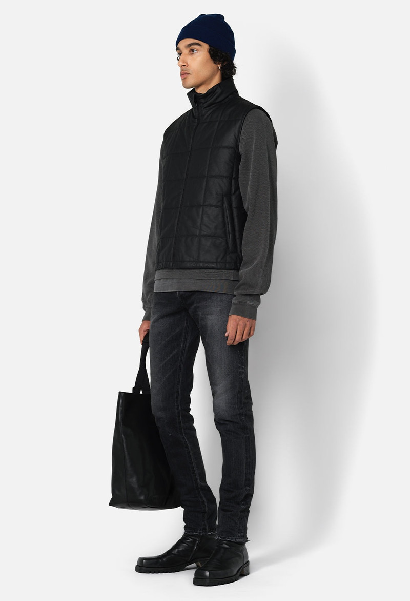 QUILTED LEATHER VEST 4