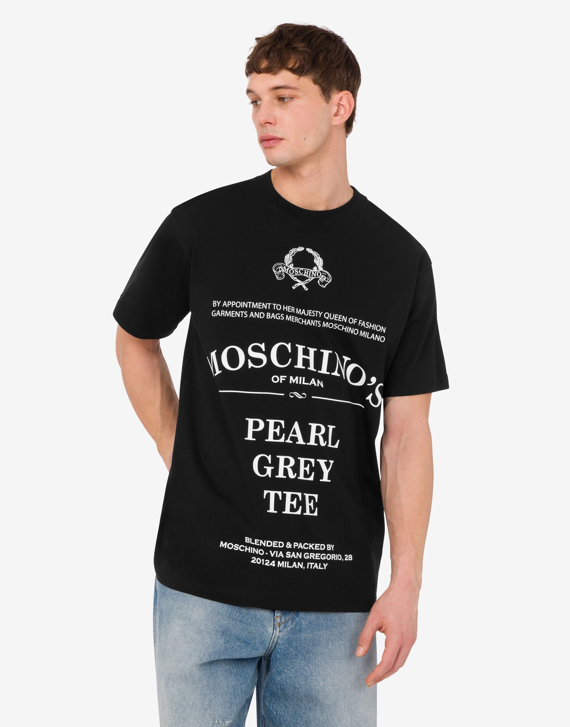 PRINTED ORGANIC COTTON JERSEY T-SHIRT - 2