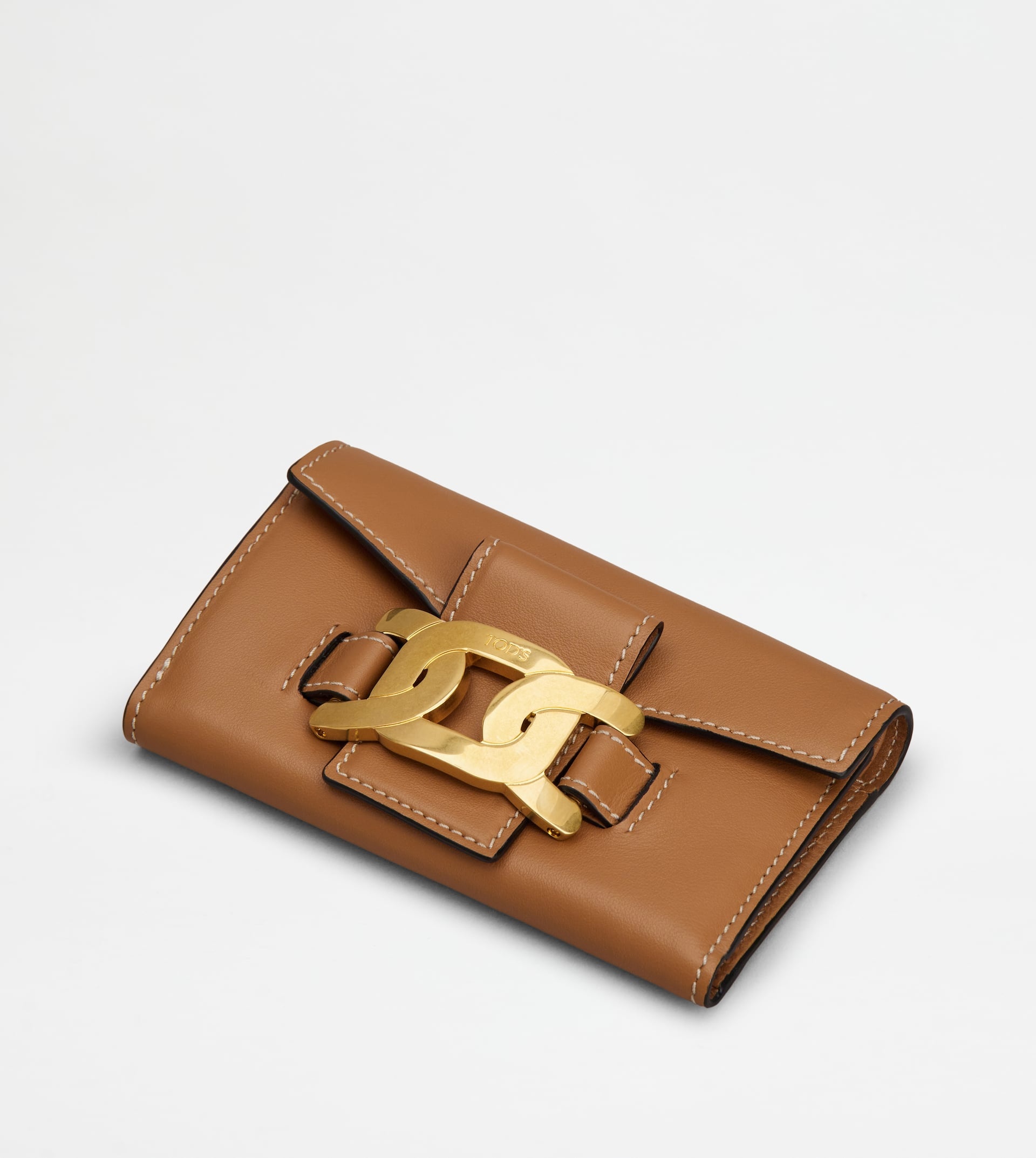 KATE WALLET IN LEATHER MEDIUM - BROWN - 4