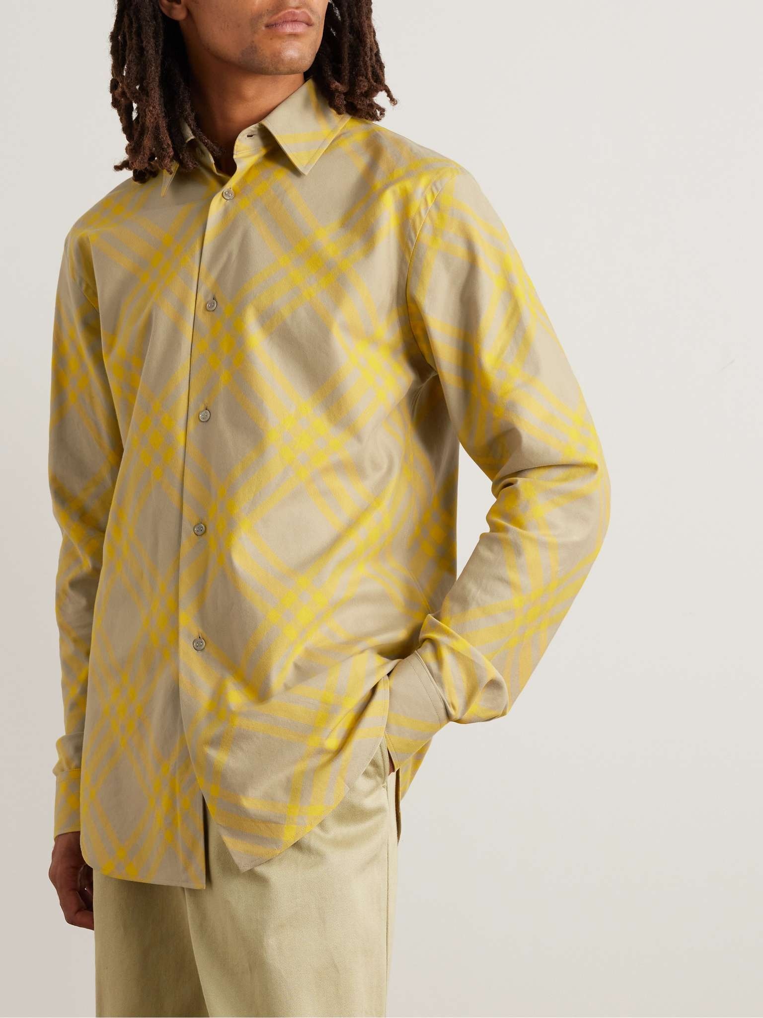 Checked Cotton-Twill Shirt - 3