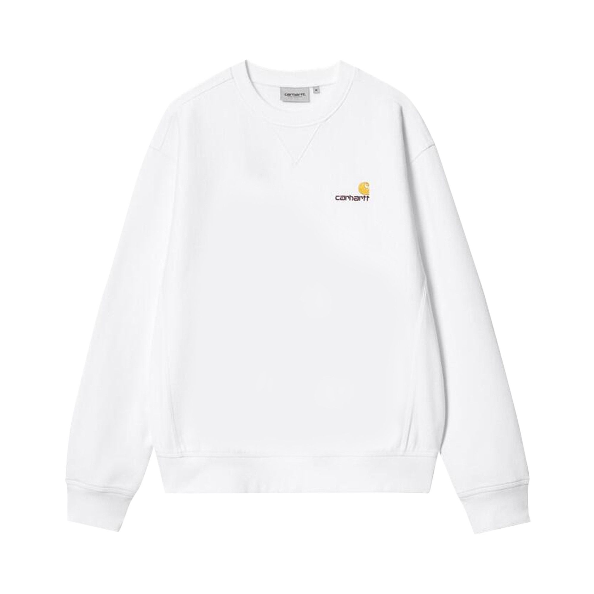 Carhartt WIP American Script Sweatshirt 'White' - 1