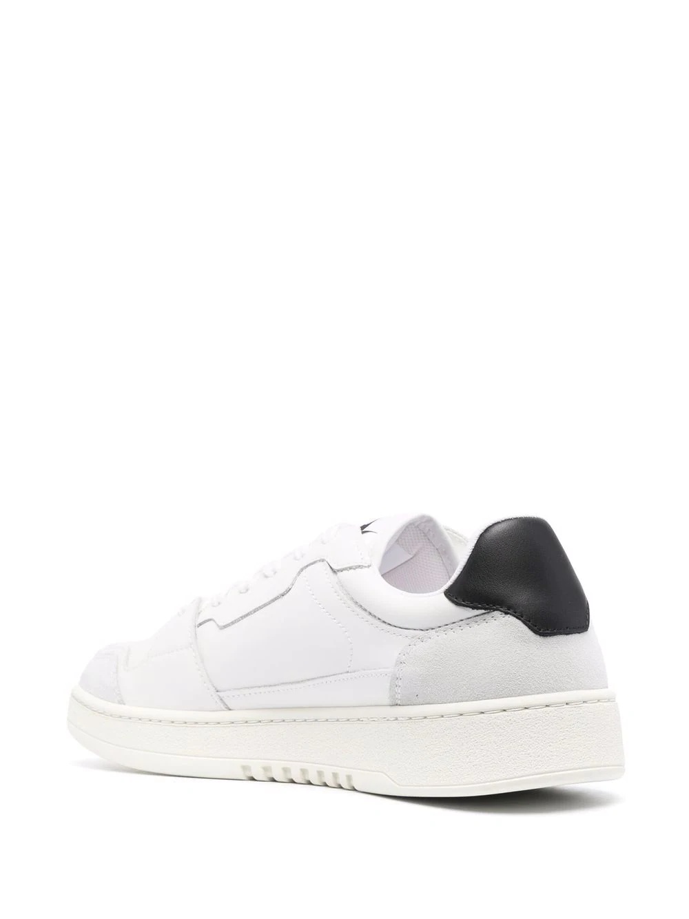 logo-patch low-top leather sneakers - 3