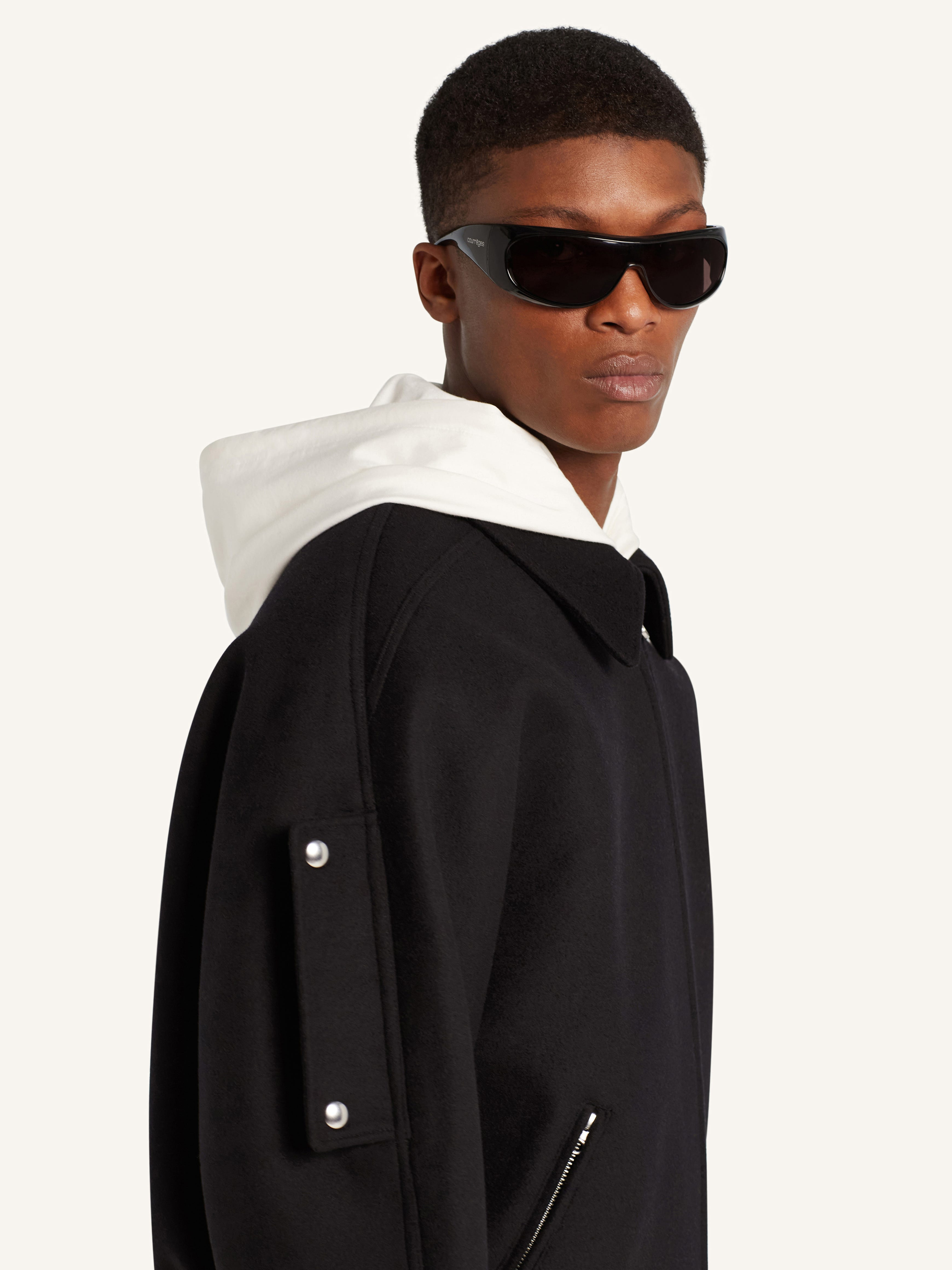 EMBROIDERED WOOL BOMBER JACKET - 6