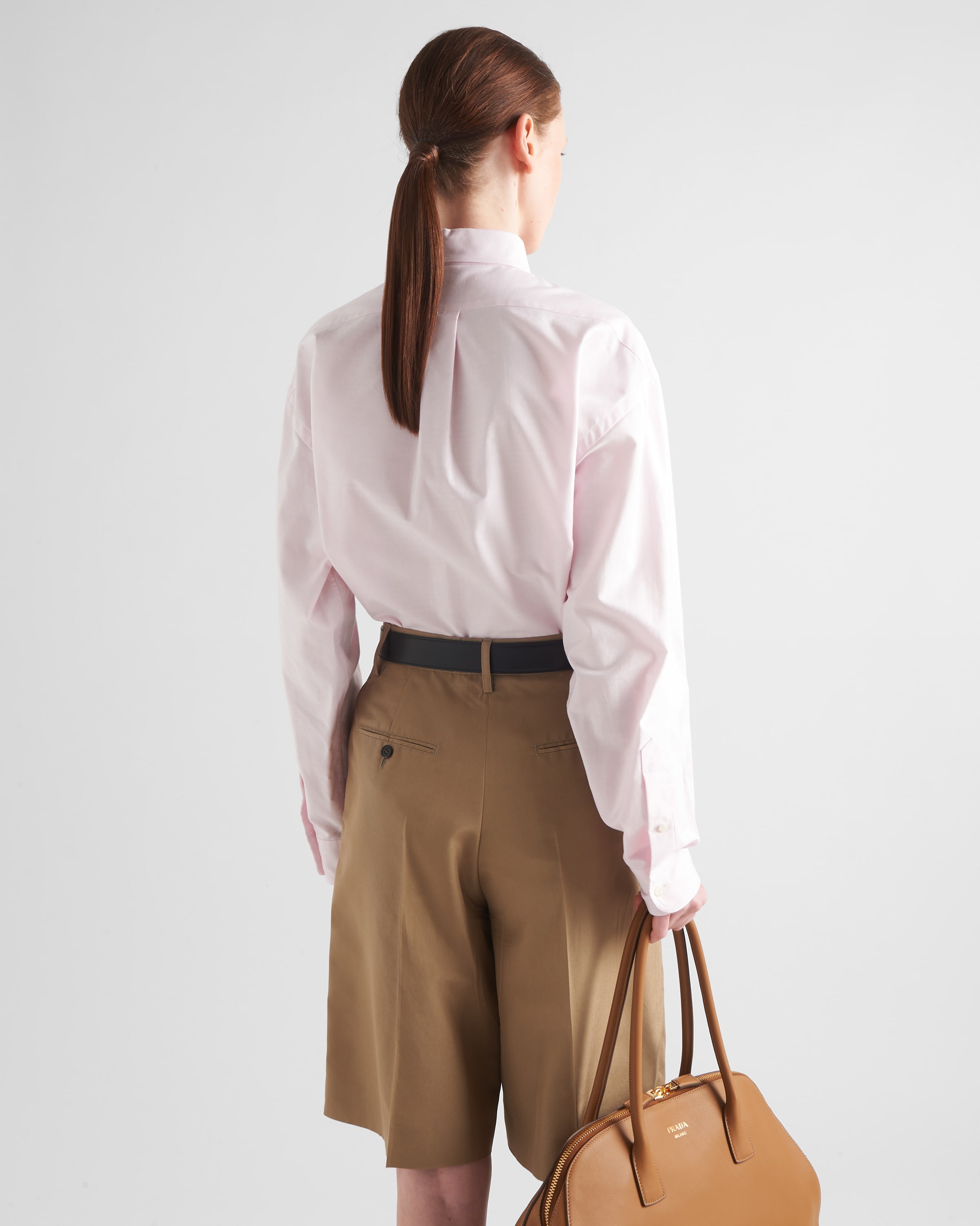 Embroidered Oxford cotton shirt - 5