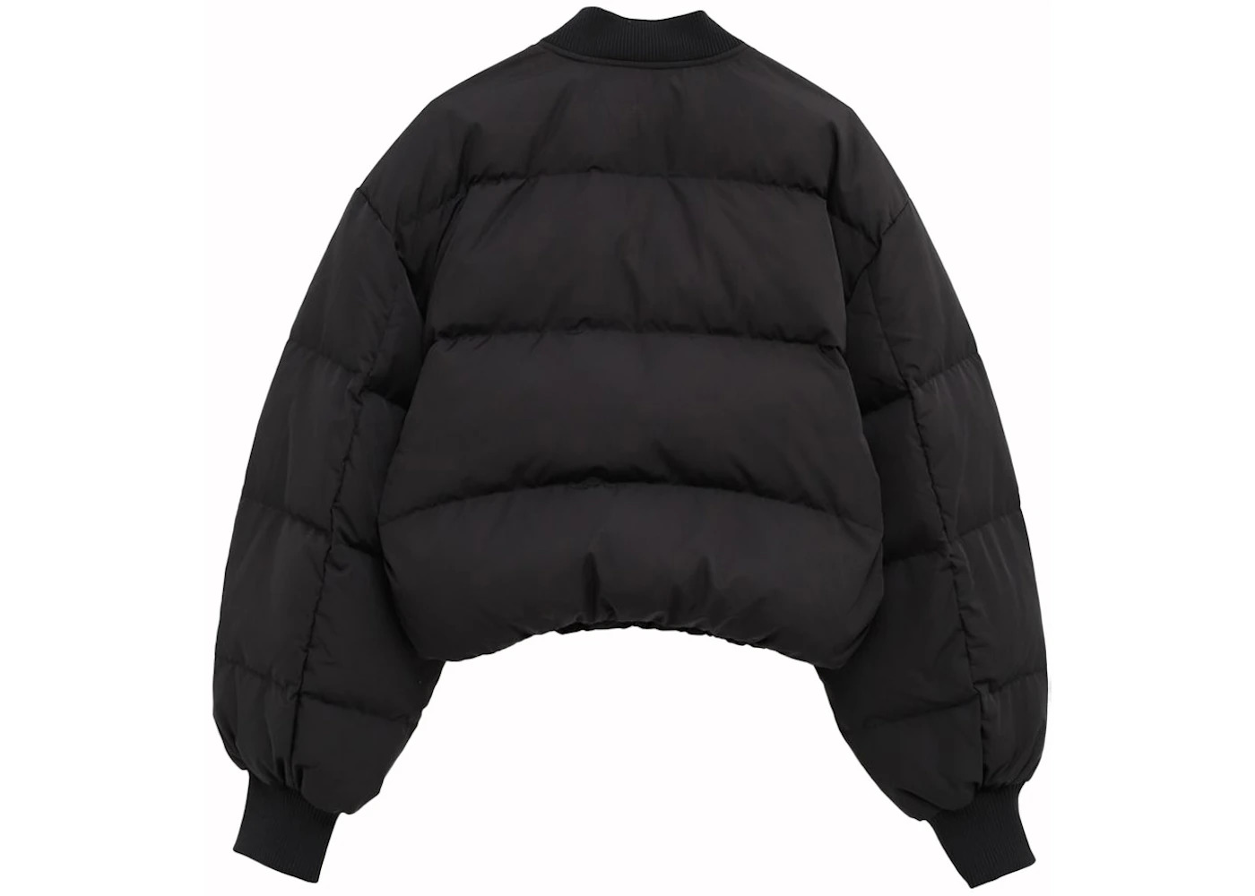 Acne Studios Bomber Puffer Jacket Washed Black 969 - 2