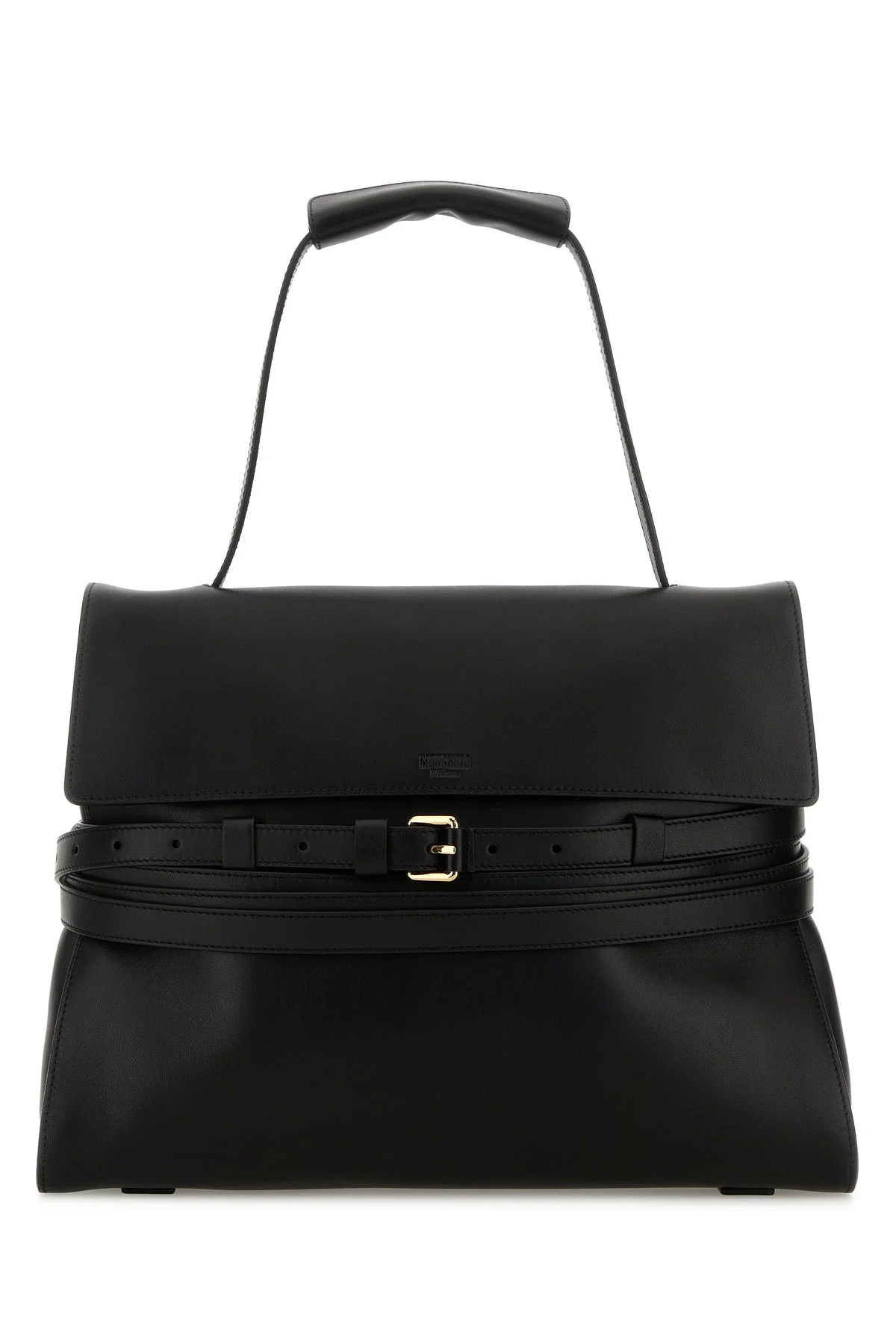 Black leather medium Tie Me handbag - 1