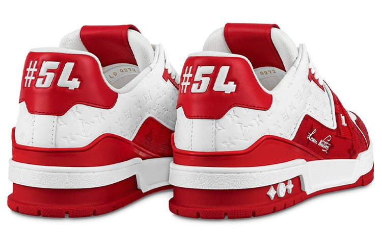 LOUIS VUITTON LV Trainers 'White Red' 1AANFH - 2