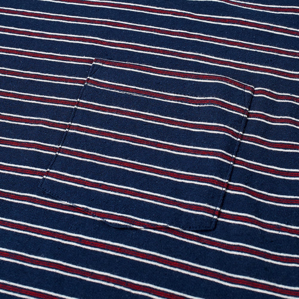 Beams Plus Nep Stripe Pocket Tee - 2