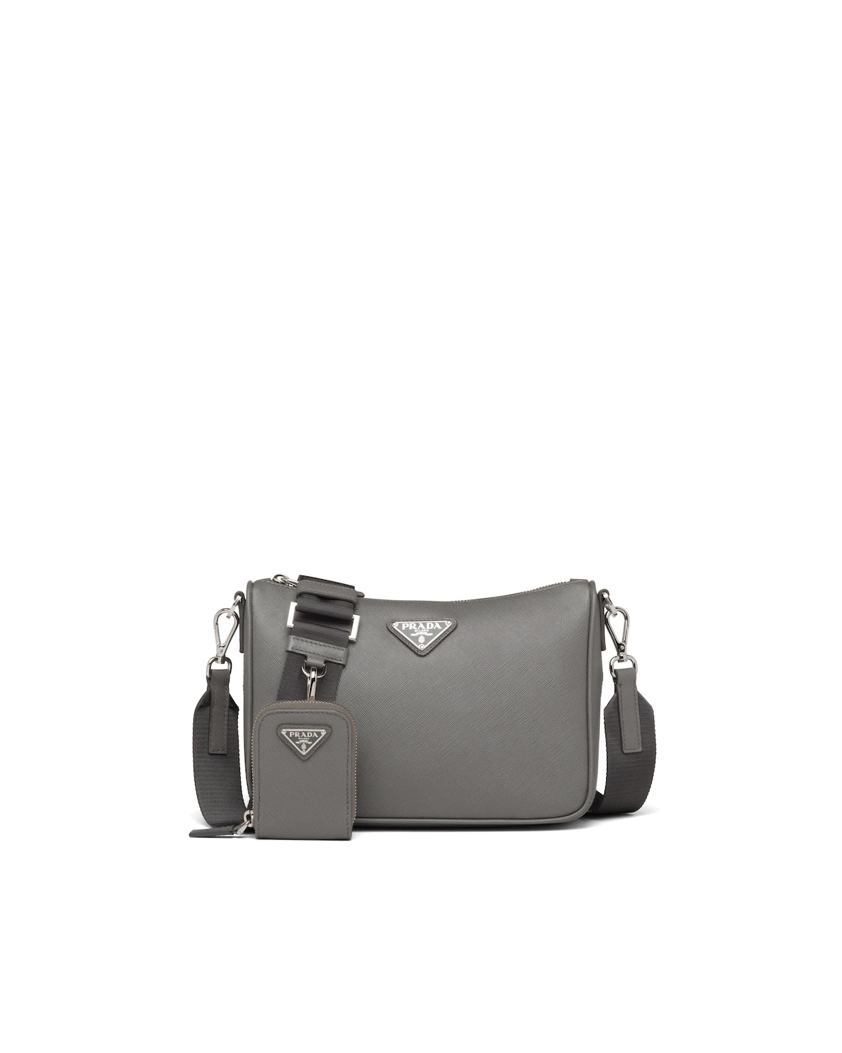 Saffiano leather shoulder bag - 1