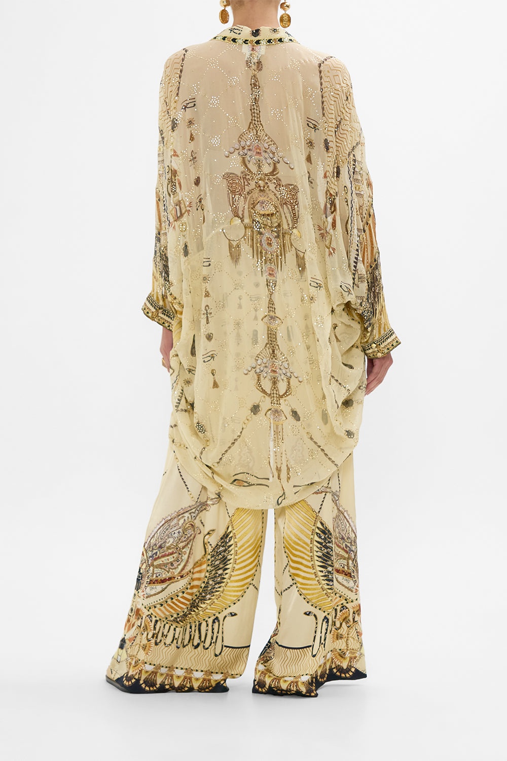WIDE LEG TROUSER WITH FRONT POCKETS - 3