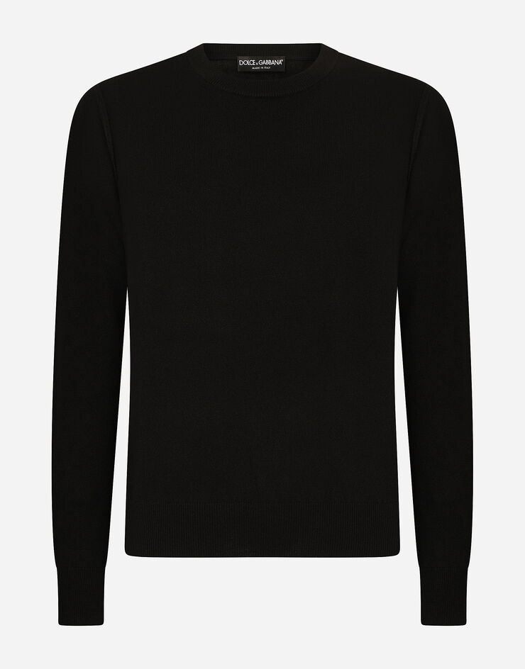 Cashmere round-neck sweater - 1