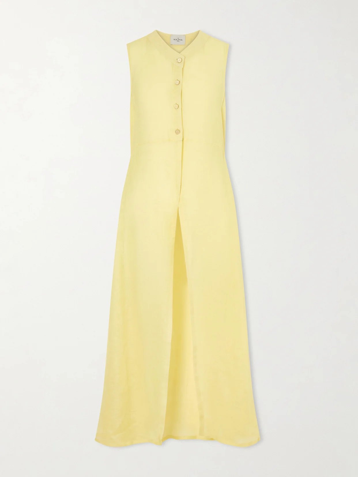 Linen Maxi Dress - 1