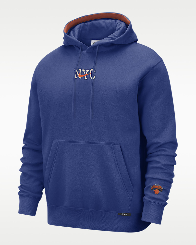 New York Knicks City Edition Men's Nike NBA Premium Club Fleece Hoodie 1