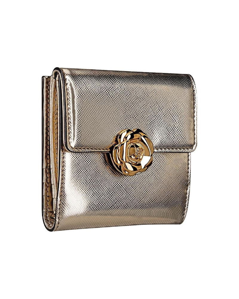 LIGHT GOLD FRENCH WALLET 3