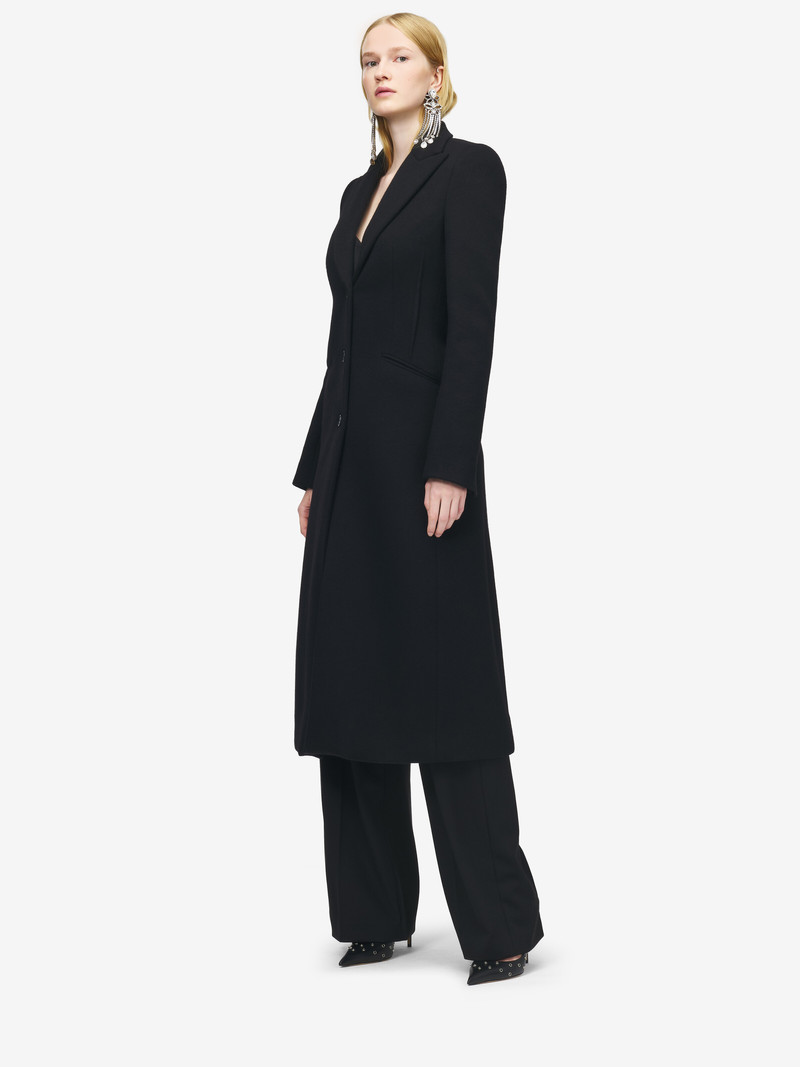 Wool Felt Single-breasted Coat 4