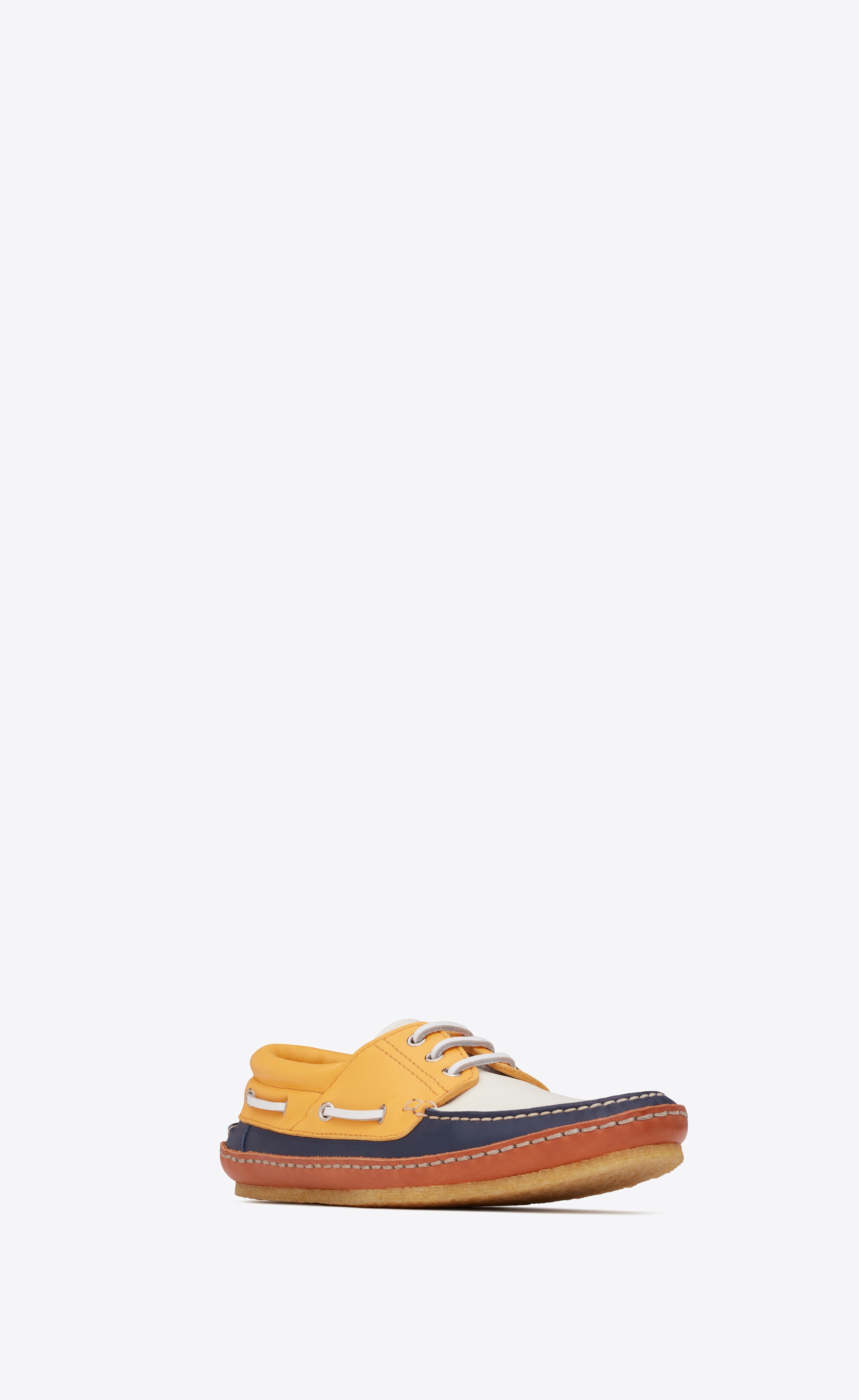 ashe boat shoes in smooth leather - 3