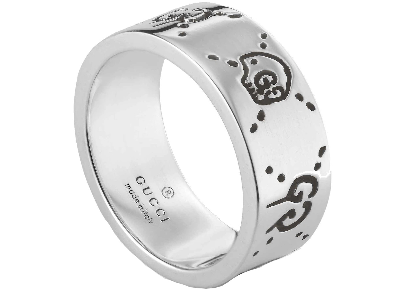 Gucci Ghost Skull Ring Silver - 2