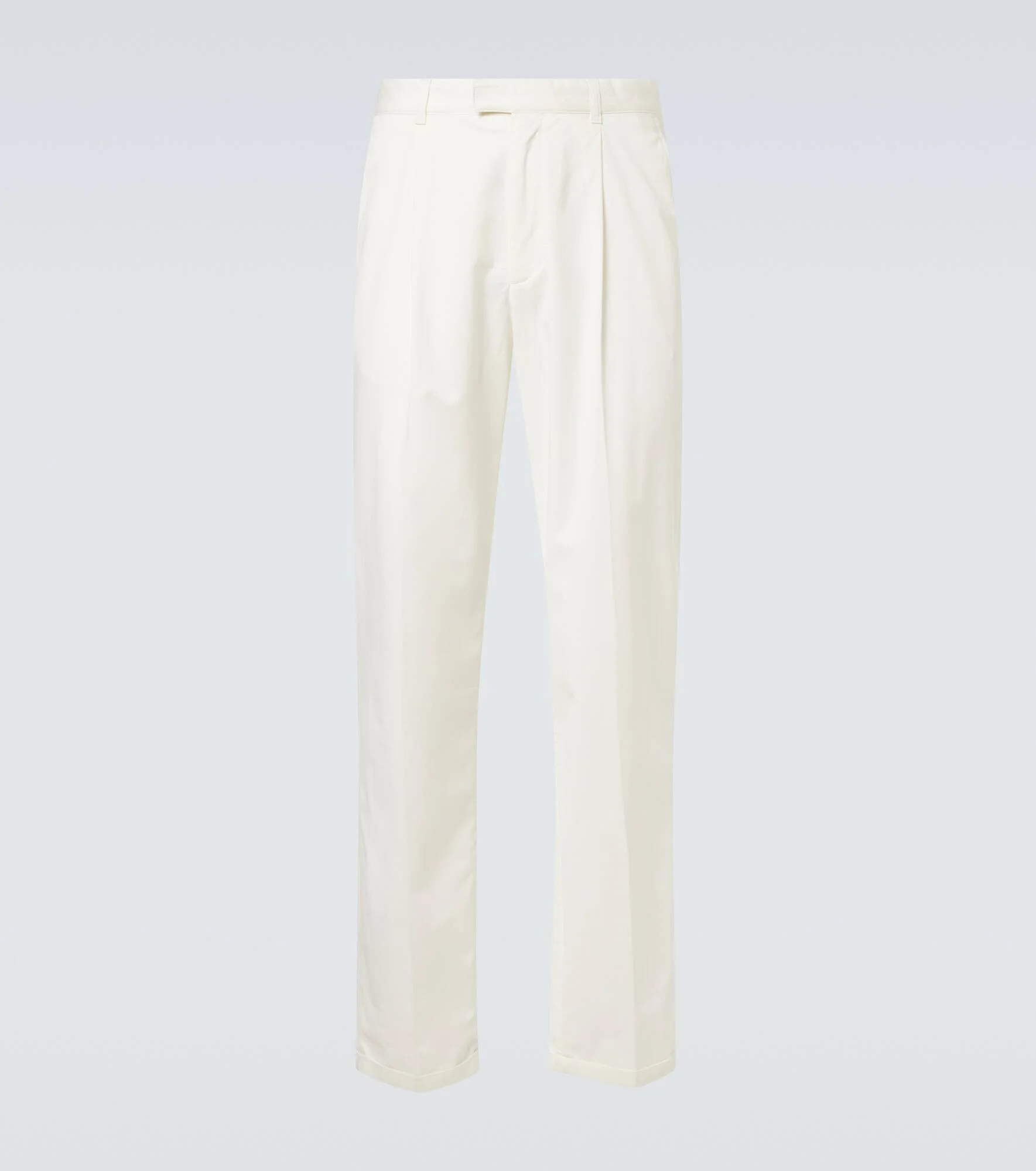 Belamy cotton and cashmere straight pants - 1