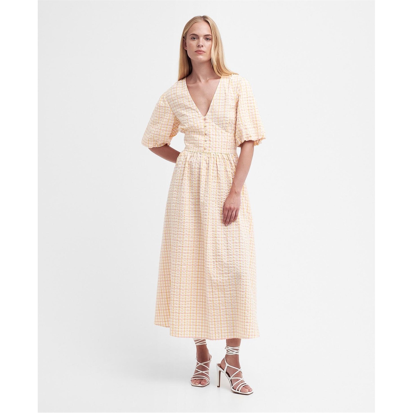 BELMONT GINGHAM MIDI DRESS - 2