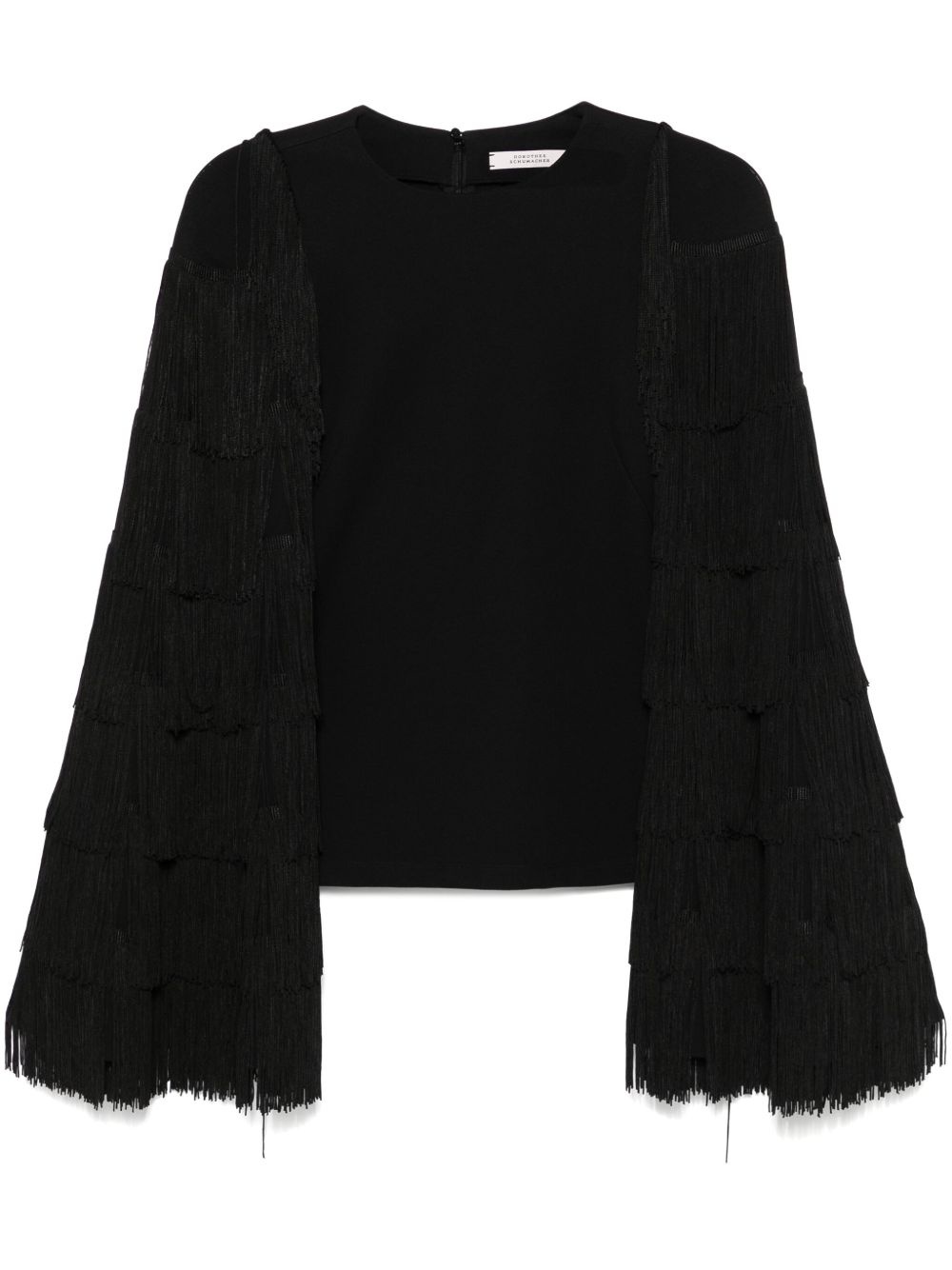 fringed-detailing blouse - 1