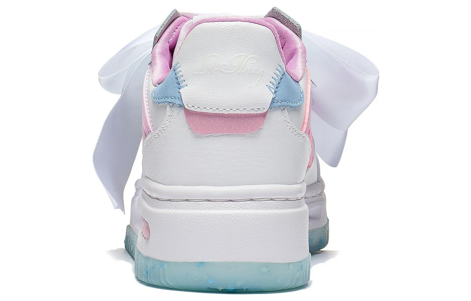 (WMNS) Li-Ning Future C1 Shoes 'White Pink Blue' AGCT038-4 - 6