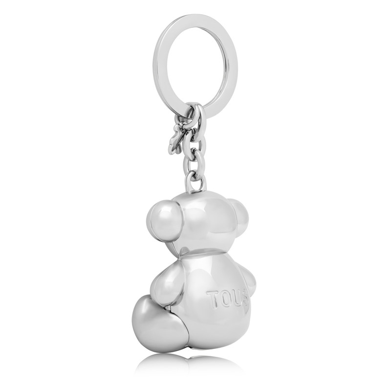 TOUS Silver-colored metal Bold Bear Key ring outlook
