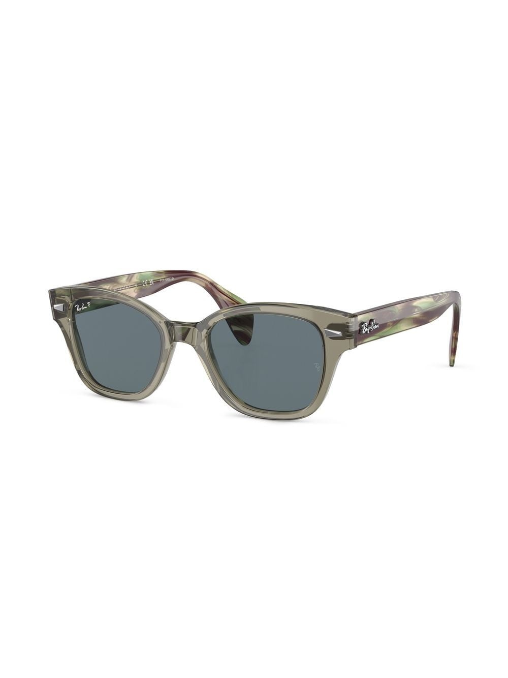 camouflage-pattern wayfarer-frame sunglasses - 2