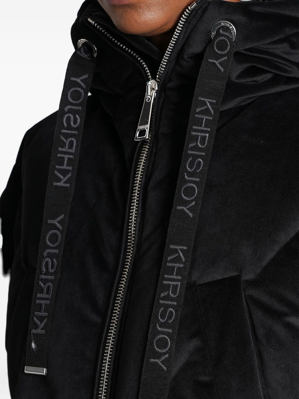 quilted cropped puffer jacket - 5