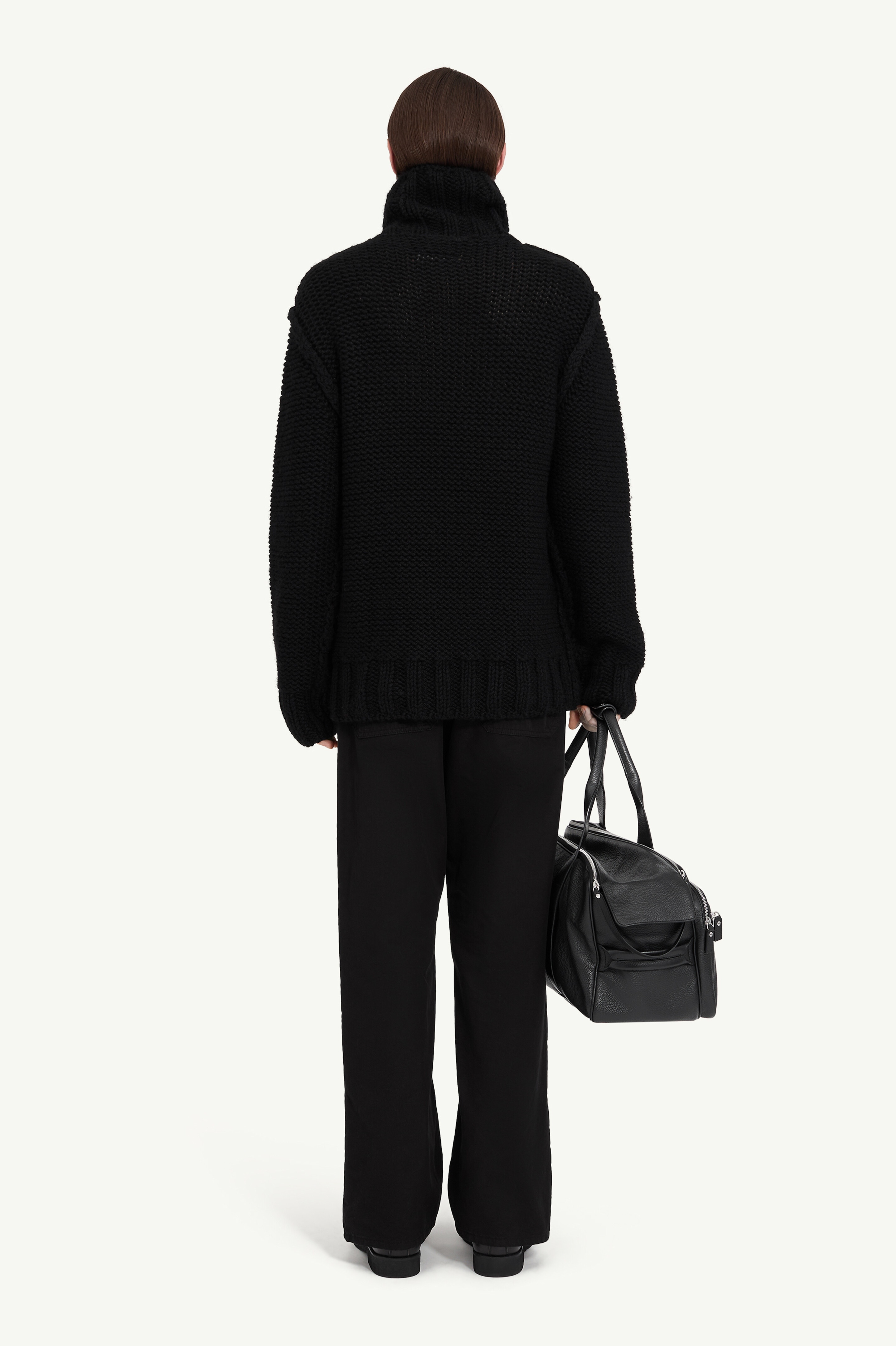 Chunky wool turtleneck jumper - 4