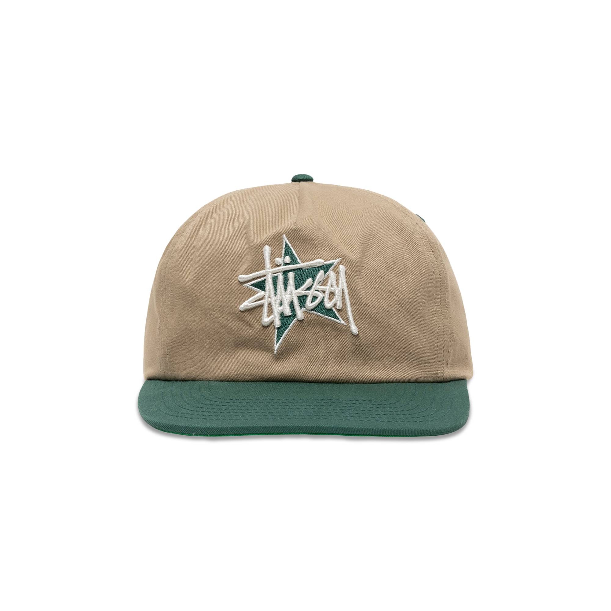 Stüssy Stussy Mid-Depth Basic Star Strapback 'Khaki' | goat