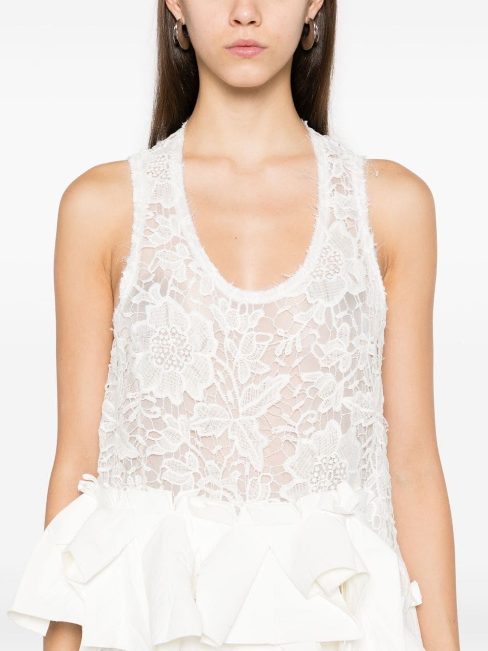 floral-lace top - 5