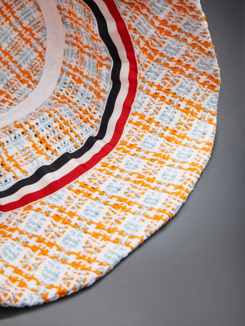 Check Crochet Tweed Classic Bucket Hat 6