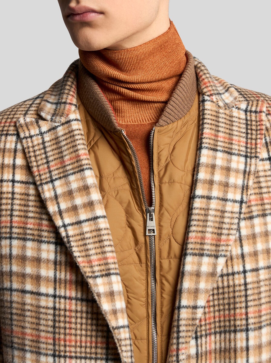 REVERSIBLE WOOL COAT - 3