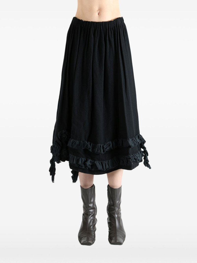 TAO Comme Des Garçons ruffled midi skirt outlook