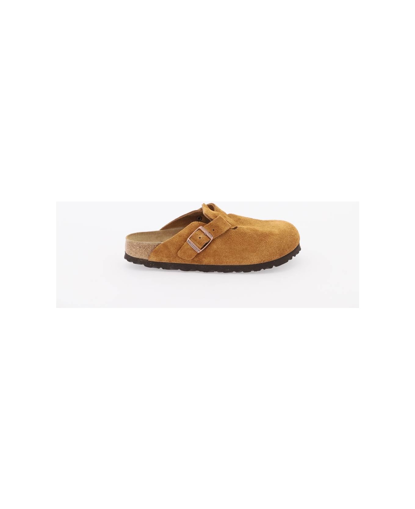 Boston Sfb Slipper-mule In Leather Color Suede - 1