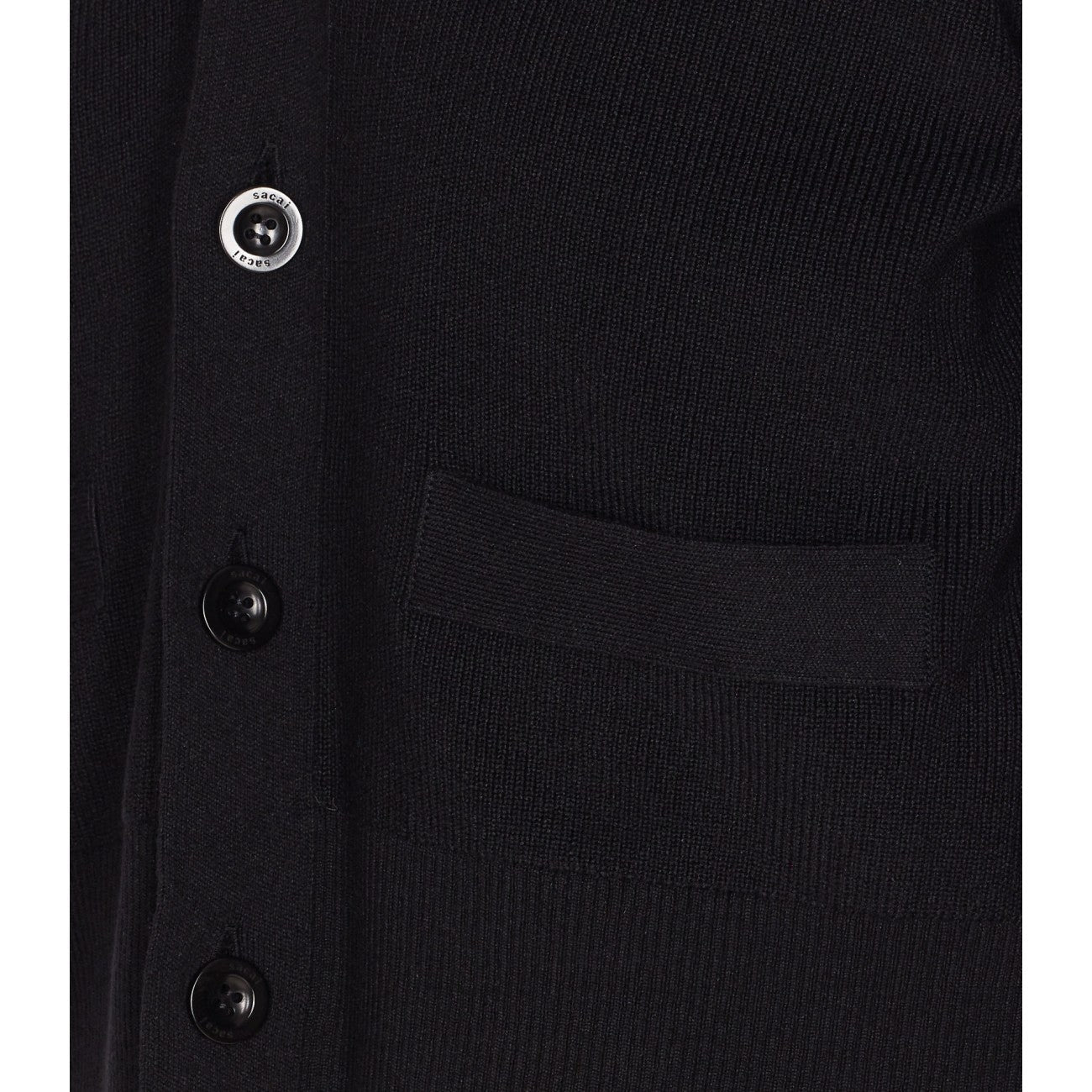 Sacai Women Poplin X Cotton Cardigan - 3
