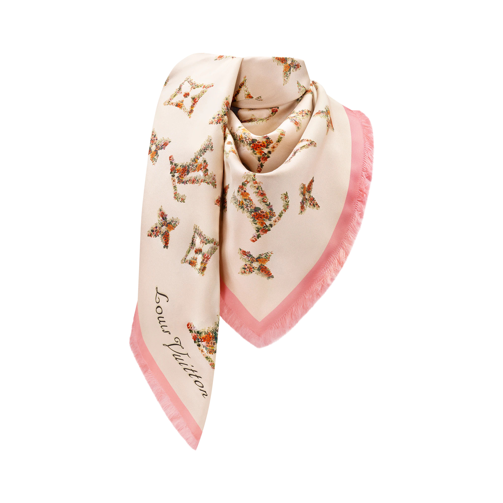 Monogram Flowers Shawl - 2