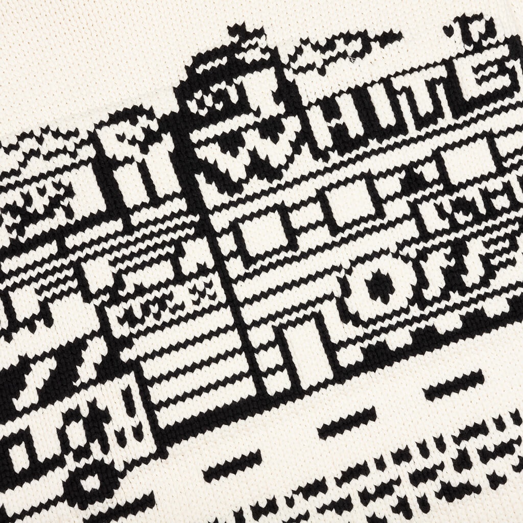 GRAFFITI ZINE CHUNKY CREWNECK - OFF WHITE - 4