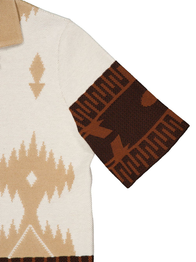 patterned piqué shirt 4