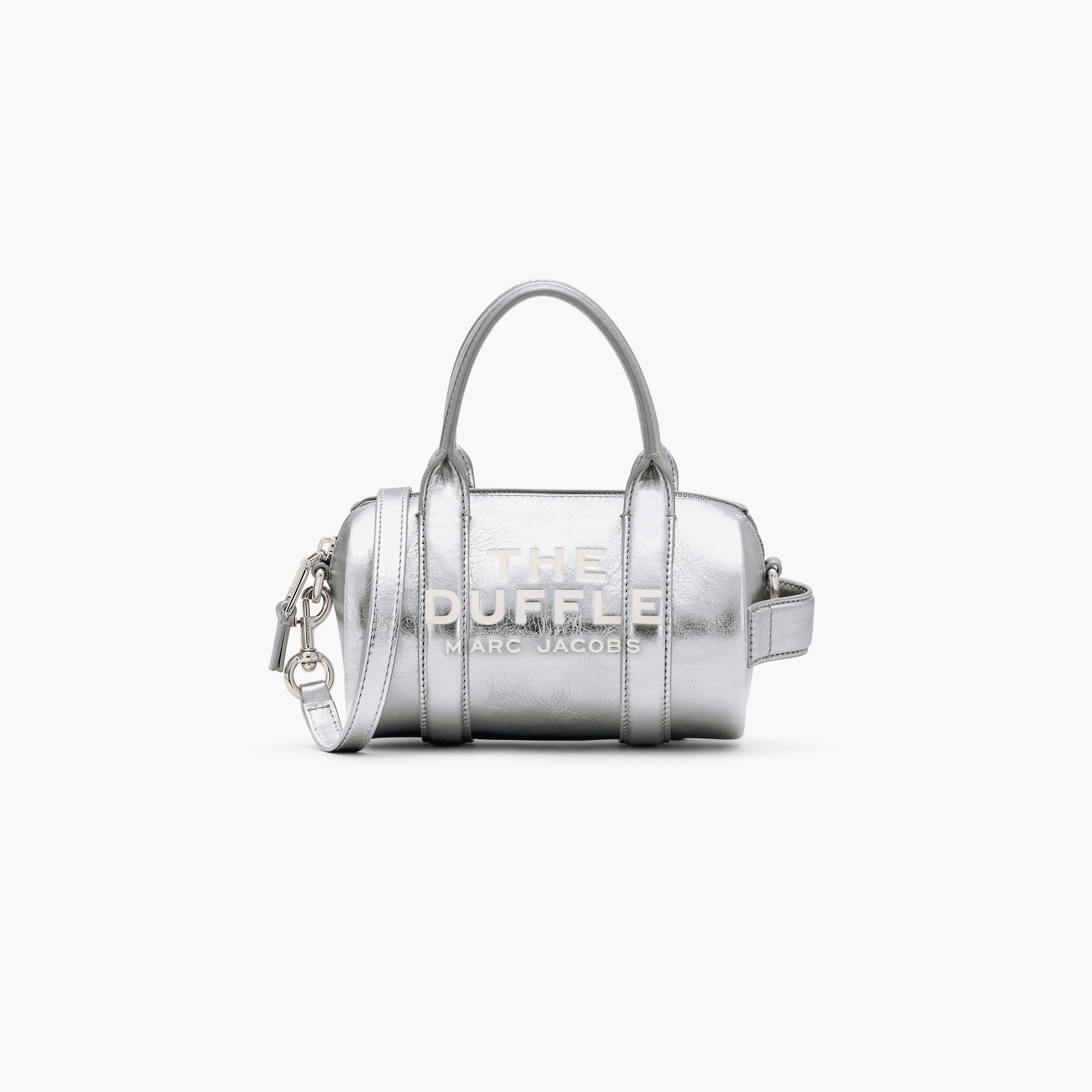 THE METALLIC LEATHER MINI DUFFLE BAG - 1