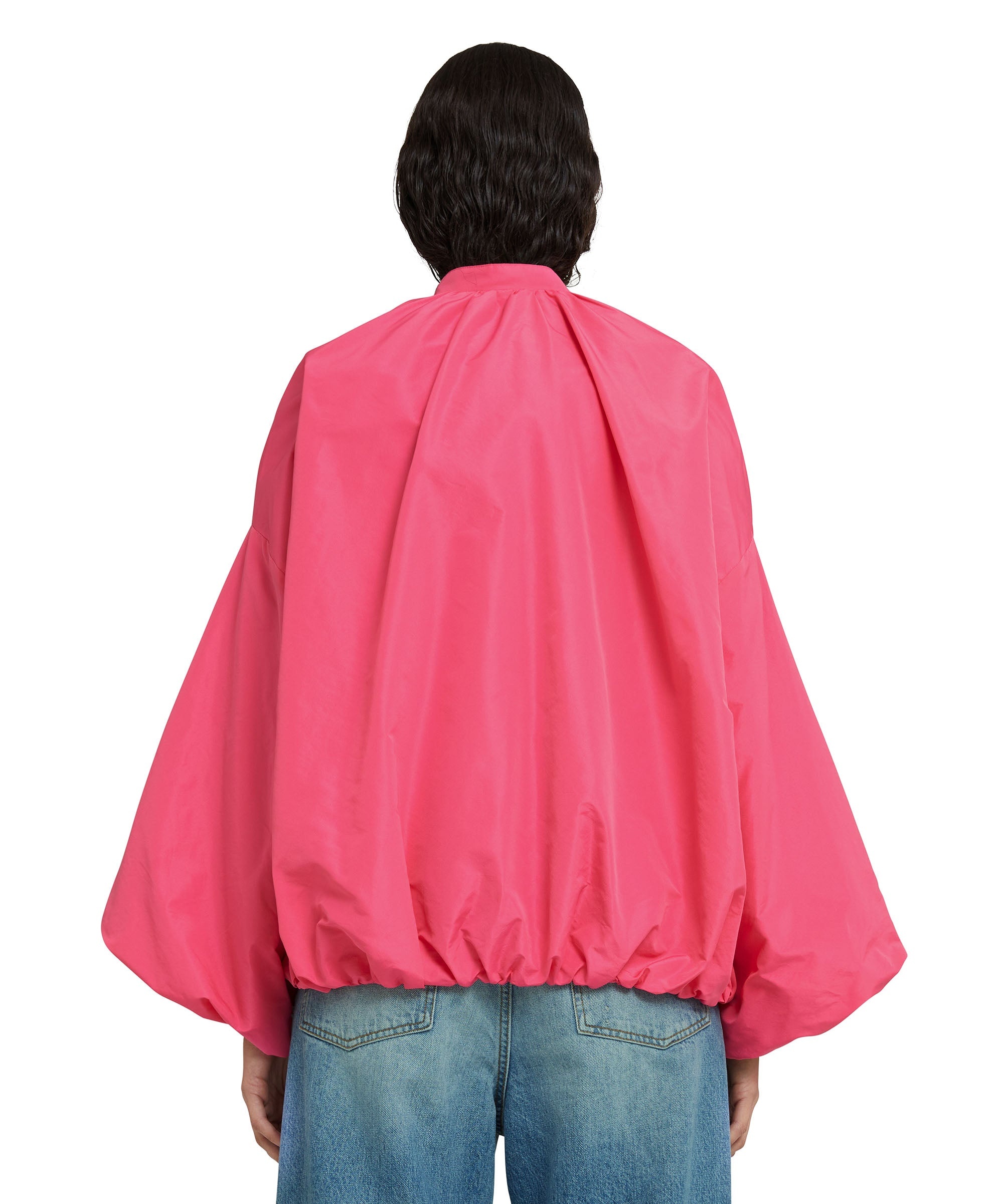 Taffeta jacket with balloon sleeves - 2