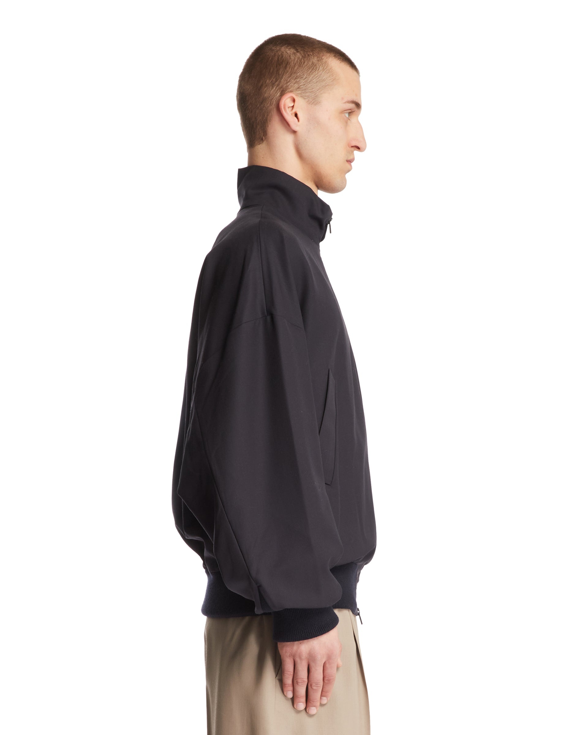 Blue High-Collar Bomber - 5
