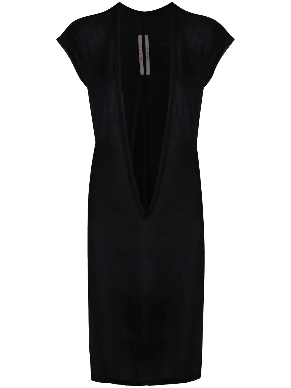 plunge neck longline tunic - 1