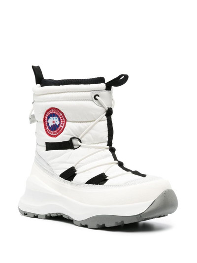 Canada Goose logo-patch snow boots outlook