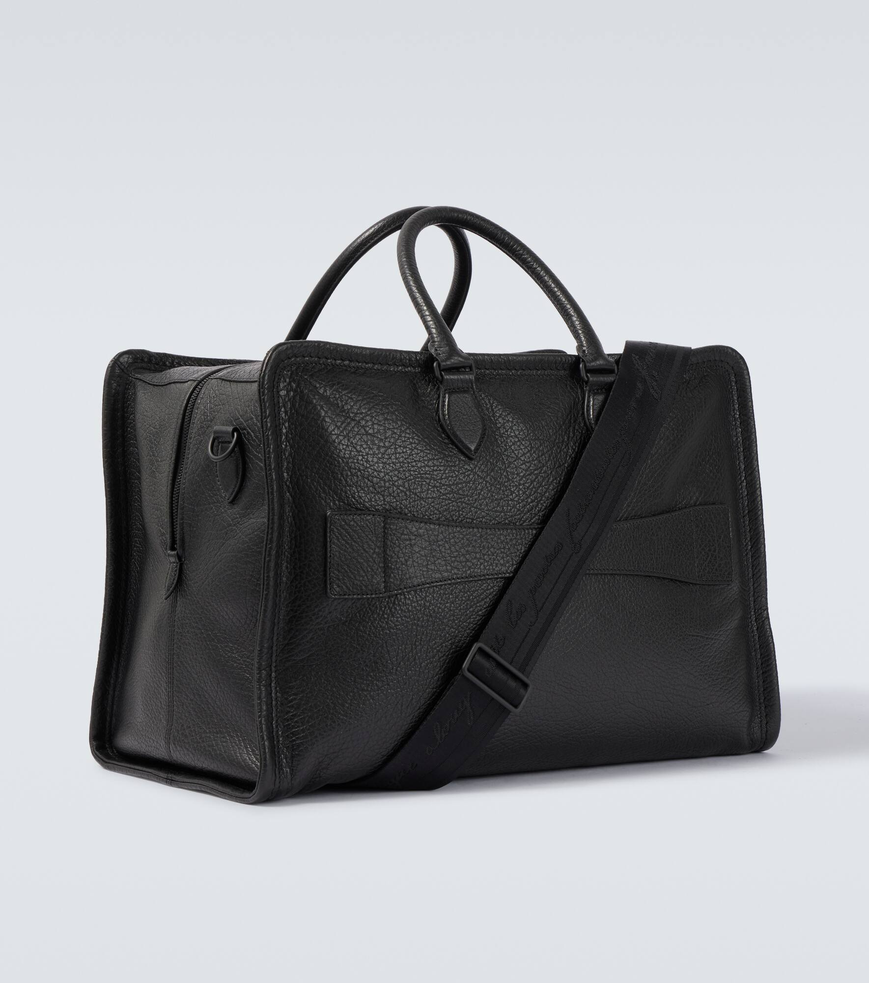 Overnight leather briefcase - 5