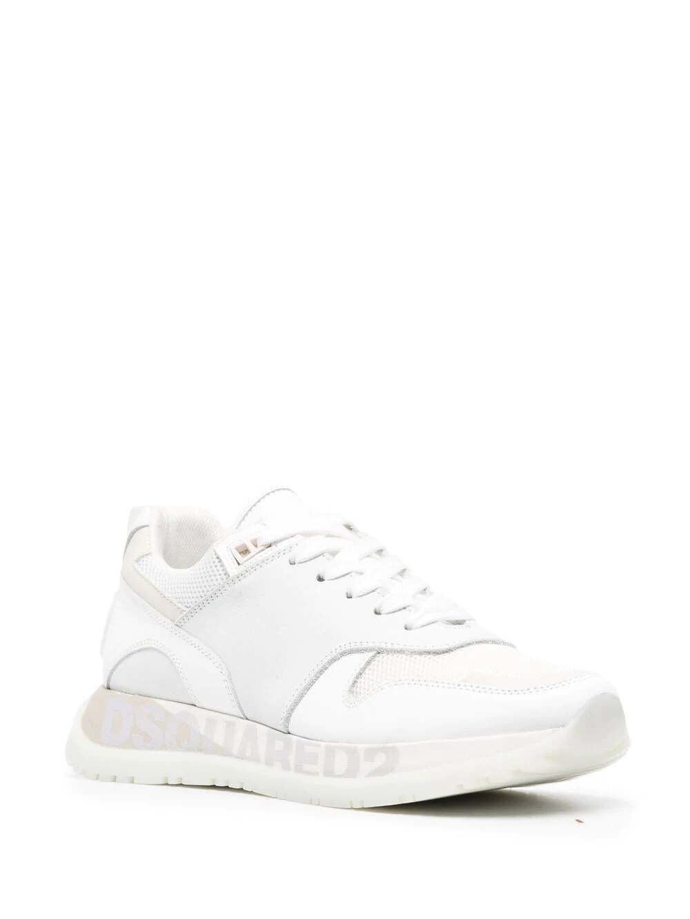 panelled low-top sneakers - 2